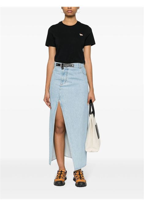 baby fox patch t-shirt woman black MAISON KITSUNÉ | MW00110KJ0008P199
